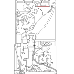 87161064710 - WORCESTER - Greenstar Junior - Greenstar 24 i Junior HE - Manifold Clamp Plate